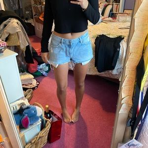 topshop jean short